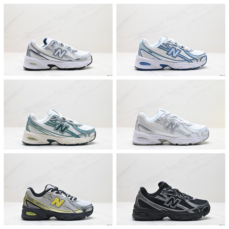 2025 New Cross-Border Export Nb U740Bm2 Men's and Women's Lightweight, Breathable and Versatile Casual Dad Shoes and Sports Shoes