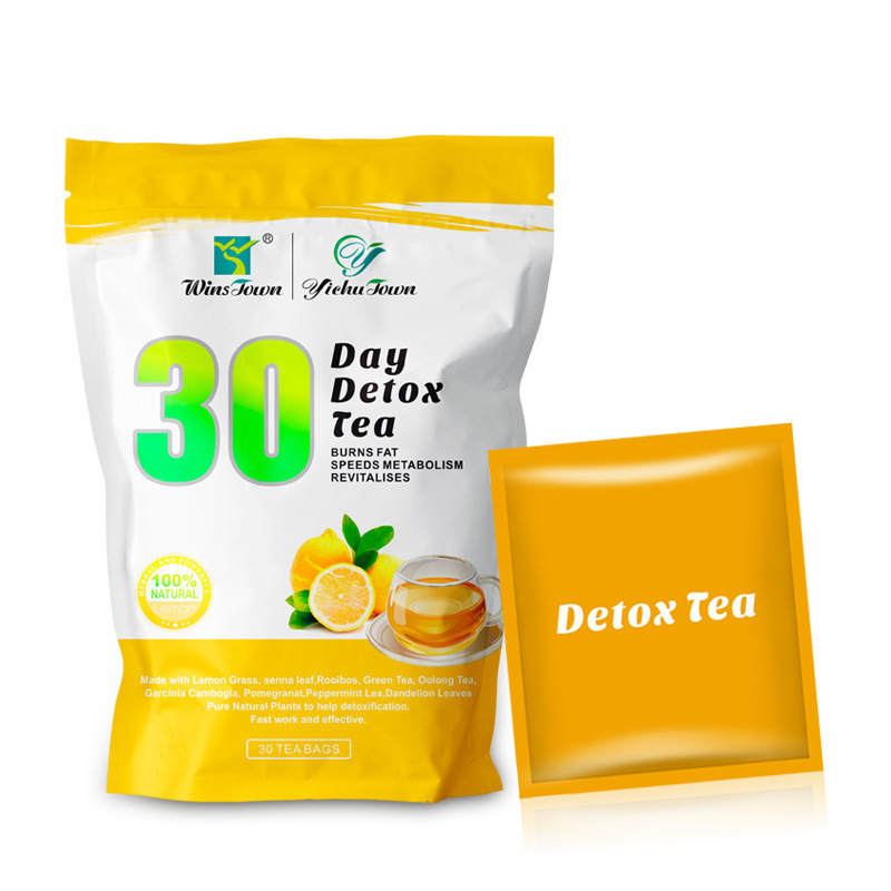 輸出30day detox tea peachフラワーバーンファットfitスリムtea果実味茶|undefined
