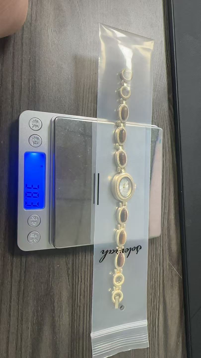 In Stock Wholesale Tiger Eye Stone Bracelet Watch Decoration Women's Quartz Watch Vintage Watch Niche Retro Watch