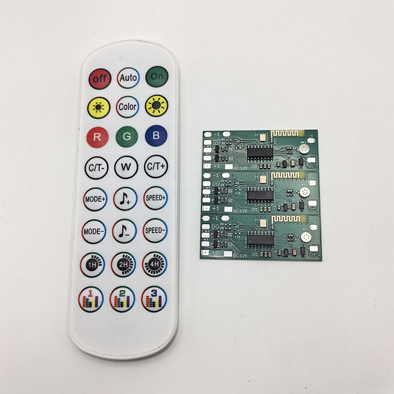 APP控制器宝莲灯RGB幻彩蓝牙迷你控制线路板带2.4G遥控Y7-K02-1|undefined