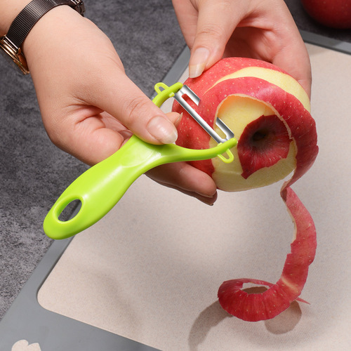 Kitchen stainless steel peeler ceramic melon peeler fruit peeler peeler apple peeler LOGO QR code