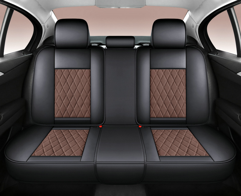 Cross-Border Foreign Trade Technology Fabric Car Seat Covers and Cushions, Universal for All Seasons, Full Surround Car Seat Covers and Cushions