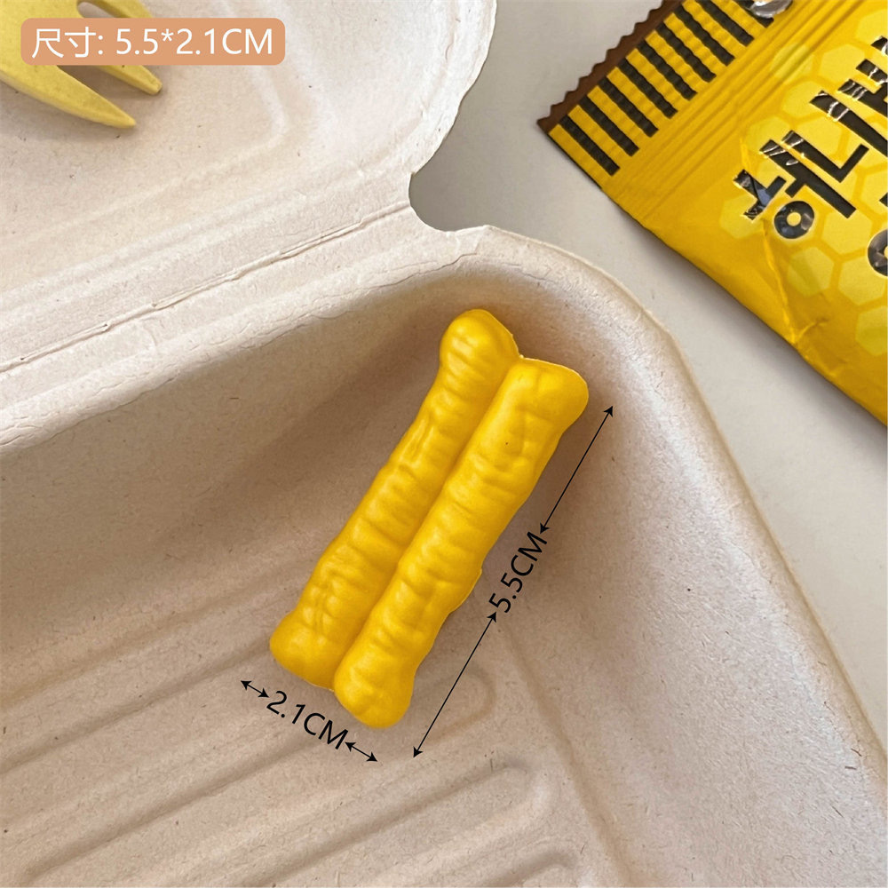 튀긴 반죽 스틱 머리핀