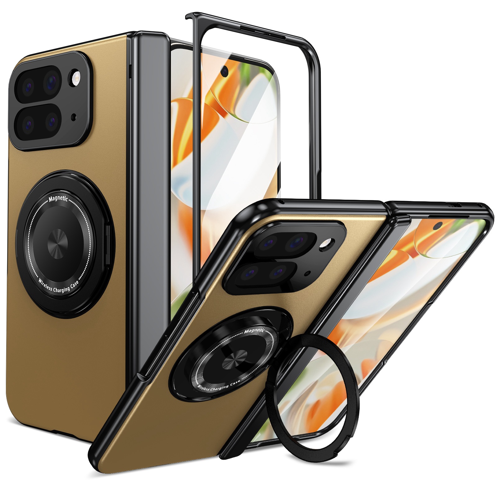 Gold--360 magnetic bracket [with film]