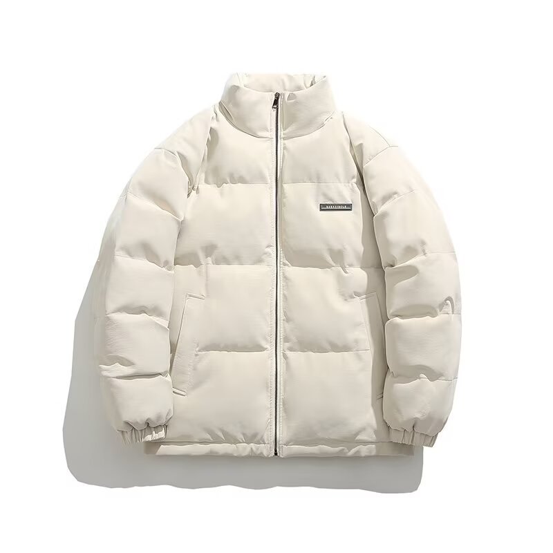 Chaqueta acolchada de algodón para hombres y mujeres otoño e invierno nueva chaqueta de pan estilo Hong Kong marca de moda ins chaqueta acolchada suelta para adolescentes chaqueta acolchada