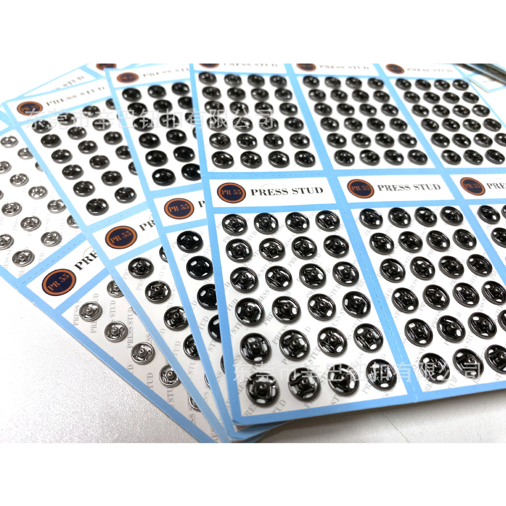 PR55纯铜按扣替代510按扣555暗扣525揿扣KO小暗扣金属钮扣环保过