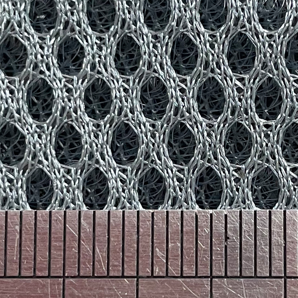 现货200+种颜色三明治网布 涤纶165gsm三层弹力针织箱包鞋材面料