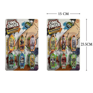New Environmentally Friendly Finger Surfing Skateboard Plastic Ejection Fingertip Scooter Creative Sliding Educational Toy