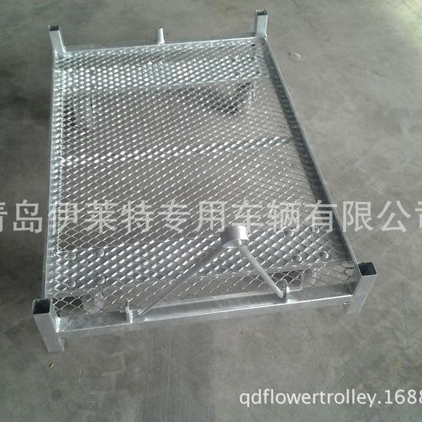 推荐花卉台车 网状花架车 商场花卉周转车 省时省力节约空间