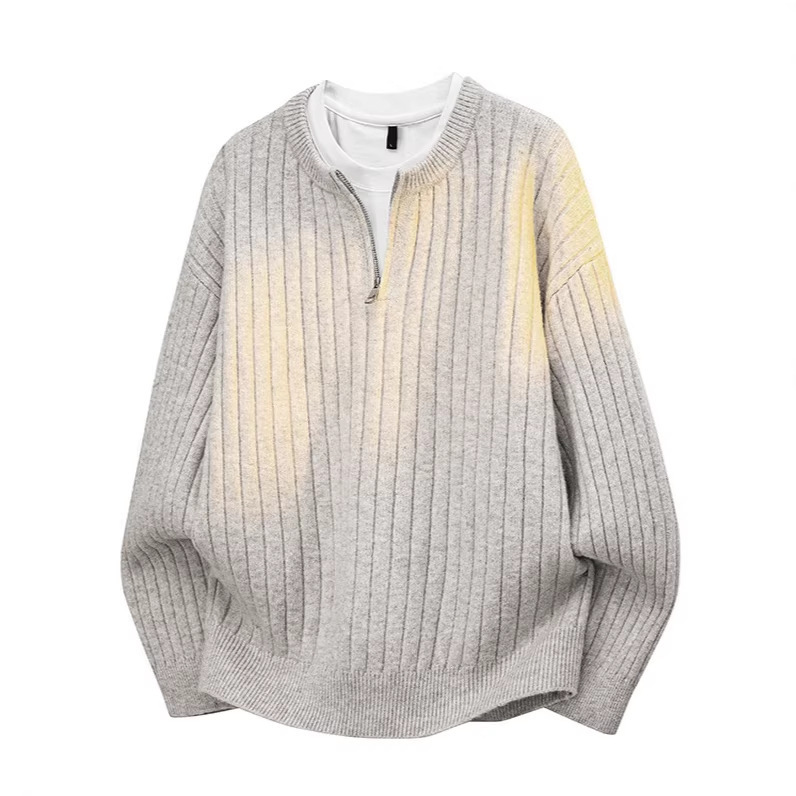 Nasa American-Style Half-Zip Pullover Sweater for Men and Women, Loose-Fitting Autumn and Winter New Knitwear for Teenagers Nasa American-Style Half-Zip Pullover Sweater for Men and Women, Loose-Fitting Autumn and Winter New Knitwear for Teenagers