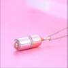 Love I medicine, you Capsule Projective Necklace Female Douyin 100 languages, I love you to give your girlfriend 520 gifts