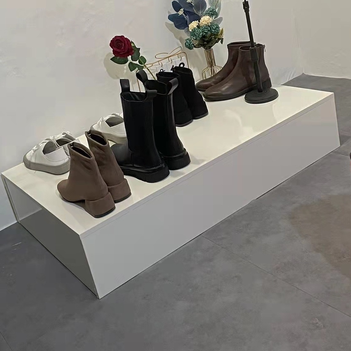 木质台地台服装店展示台模特站台婚纱店橱窗展台家电家具底座