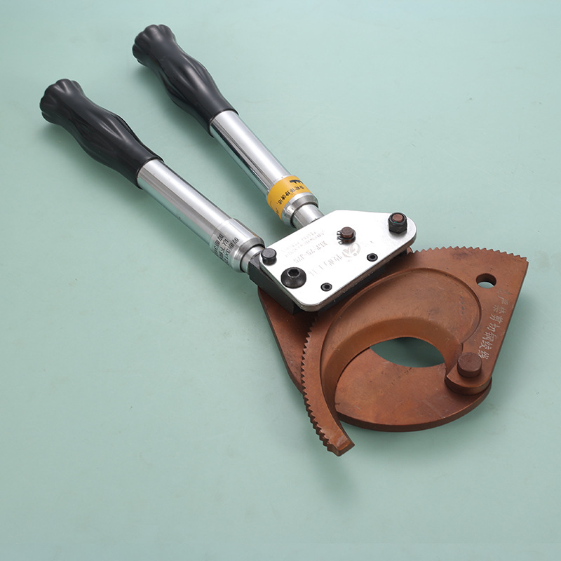 Tijeras de cable de trinquete cortador de alambre profesional al por mayor cortador de alambre multi-especificación cortador de cable manual de cobre y aluminio