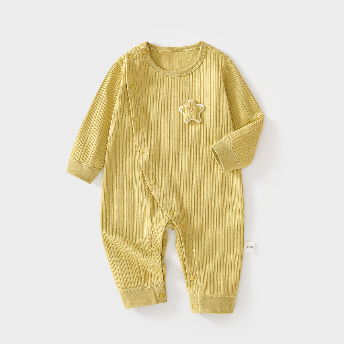 Baby Jumpsuit Baby Newborn Boneless Spring & Fall Pure Cotton Robe Male and Female Baby Infant Children's Clothing Crawling Suit