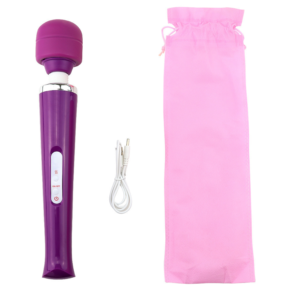Rechargeable AV Vibrator Massage Stick, ABS Body, Under 50 dB, White — detail image 12