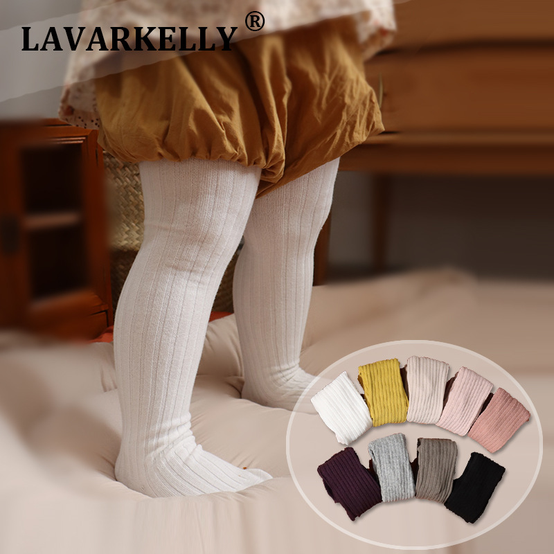 爆款卡通坑条儿童连体打底裤宝宝双针竖条裤袜春秋婴儿纯色连裤袜