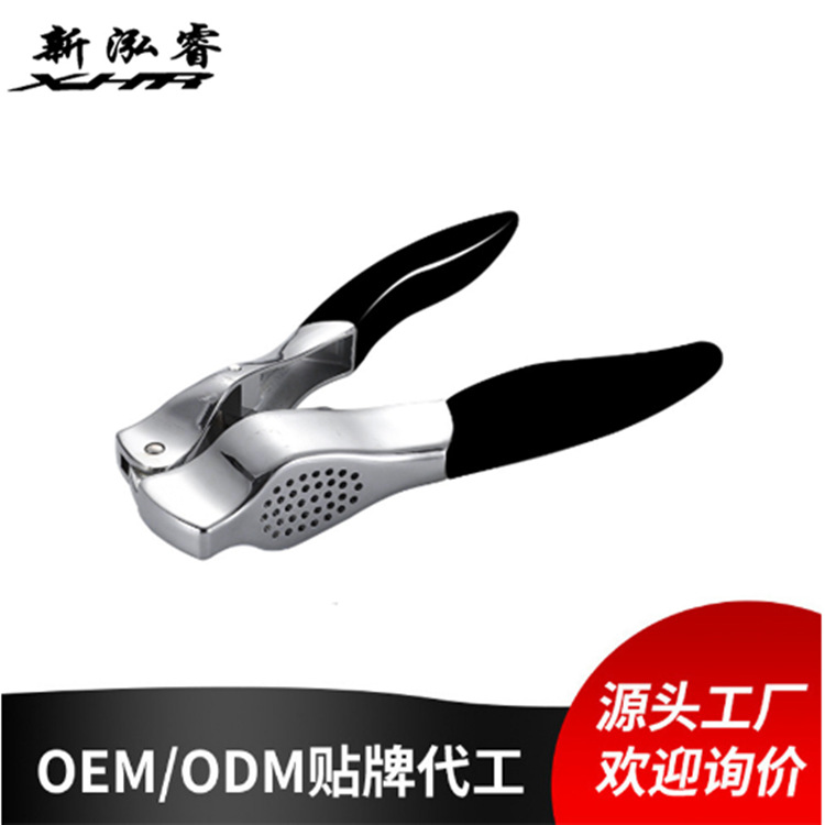 Customized Zinc Alloy Garlic Press Household Garlic Press Tool Garlic Squeezer Garlic Mince Grinder Garlic Artifact Manual
