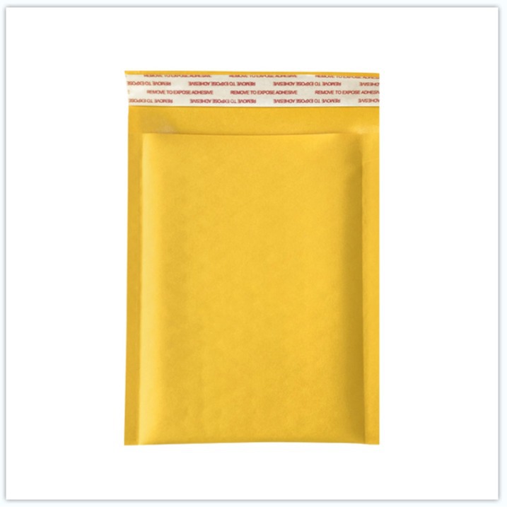En stock amarillo Kraft bolsa de burbuja de papel bolsa de ropa burbuja engrosada expreso burbuja sobre bolsa de burbuja sobre