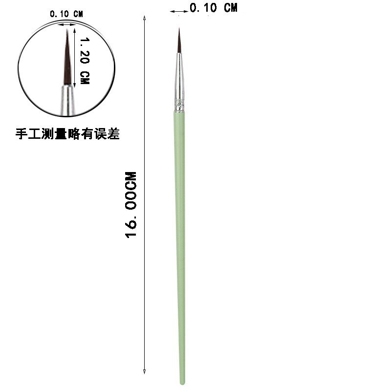 Ventas directas de la fábrica de Weizhuang Cepillo de pintura al óleo digital Cepillo de pintura para colorear de graffiti Cepillo de pintura para niños