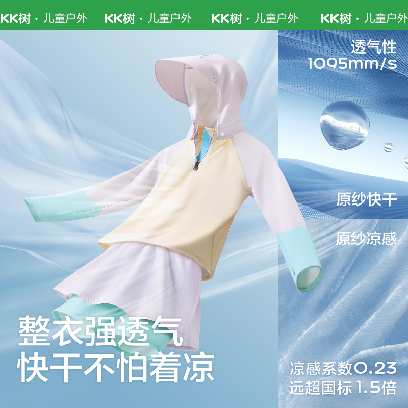 KK Tree Traje de baño para niños dividido Niños y niñas Traje de baño de manga larga Protección solar Playa de playa Traje de baño para bebés Aguas termales