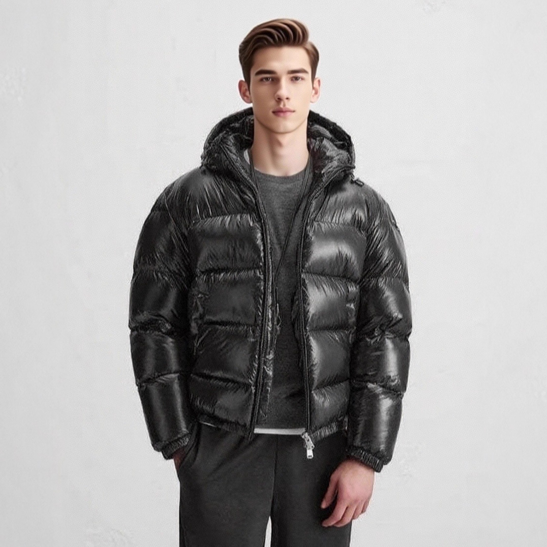 现货欧美跨境秋冬连帽棉服棉夹克保暖防寒俄罗斯外套亚马逊男装