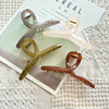 Brand shark, big hairgrip, universal elegant crab pin, simple and elegant design, french style, 13cm, new collection