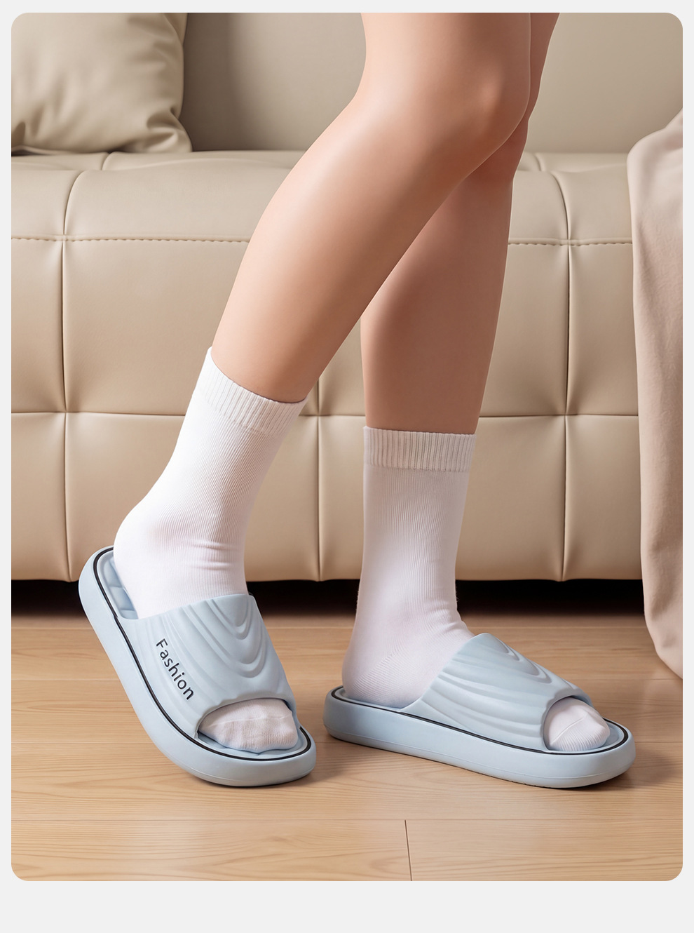 Antislip eva slippers voor dames en heren met dikke zool_voghion.com
