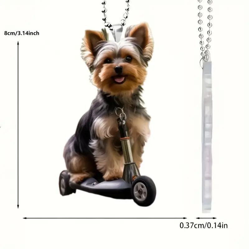 Nuevo plano acrílico transfronterizo para skateboard cool perros colgantes image 5