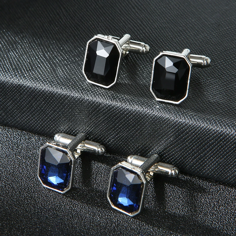 AliExpress Amazon Новые запонки для смокинга Креативные красочные запонки с инкрустацией бриллиантами Циркон Запонки