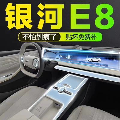 Car interior film: Interior protection film, center console