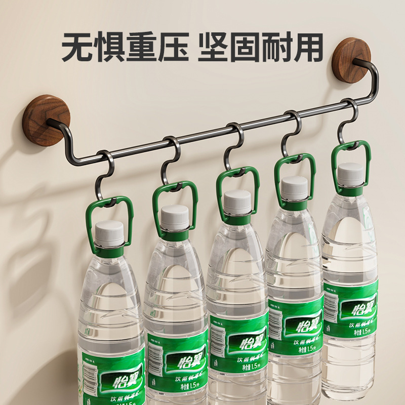 胡桃木拖鞋架浴室挂架卫生间置物架收纳神器厕所壁挂沥水架子|undefined