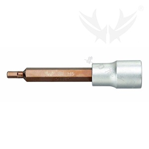 喜力鲁1/2套筒压批风炮电动扳手内六角批头特硬S2内六角昌套筒