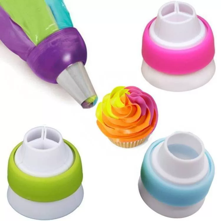 Русский конвертер кончик для piping bag три цвета средний факел торт