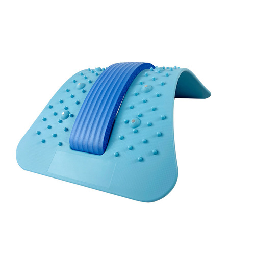Lumbar relaxer sixth generation stepless adjustment lumbar corrector waist traction massager back stretcher