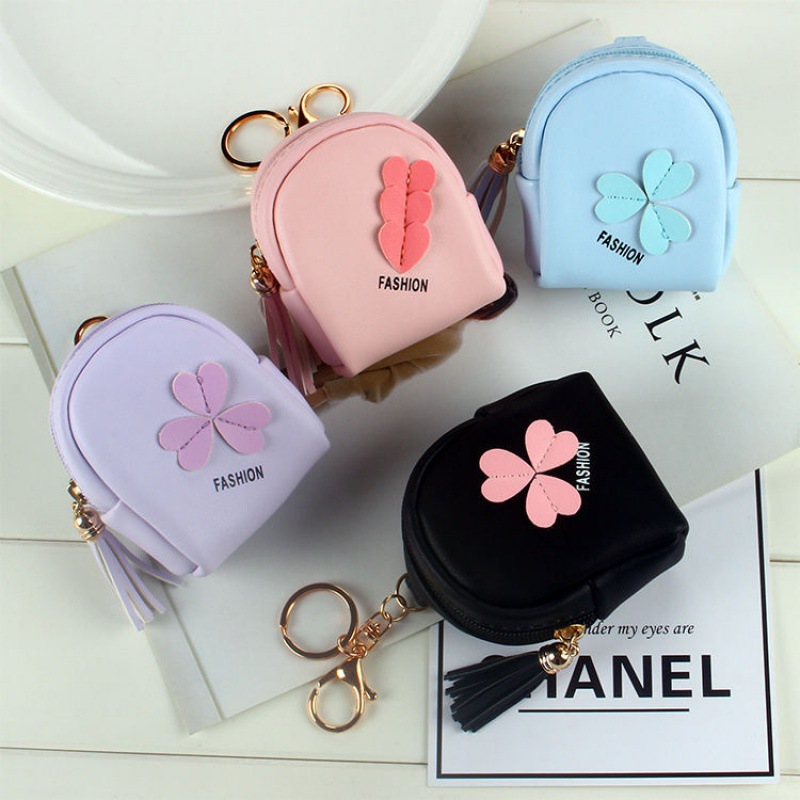 Wallet pouches Take it with you Korean Edition new pattern wallet lady Leatherwear Mini schoolbag student Coin