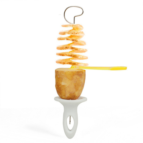 Cross-border cyclone potato slicer hand-cranked vegetable cutting artifact manual spiral potato slicer rotating potato tower knife