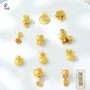 保色可爱饰品沙金配件