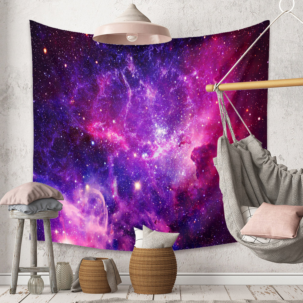 Fashion Universe Painting Wall Decoration Cloth Tapestry Wholesale Nihaojewelry display picture 182