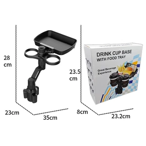 Cross-border best-selling multi-functional car cup holder, modified cup coaster, car cup holder, beverage rack, upgraded storage version