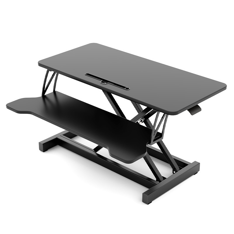 Escritorio de pie, se puede levantar y ajustar, escritorio de computadora portátil, soporte de computadora portátil, mesa de trabajo plegable, aumento de escritorio