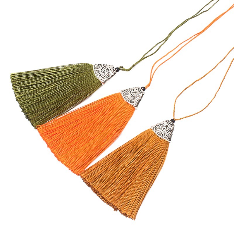 8cm Fish Mouth Hat Tassel Tassel Handmade DIY Sachet Sachet Clothing Pendant Tassel Fan Pendant Jewelry Accessories Pendant