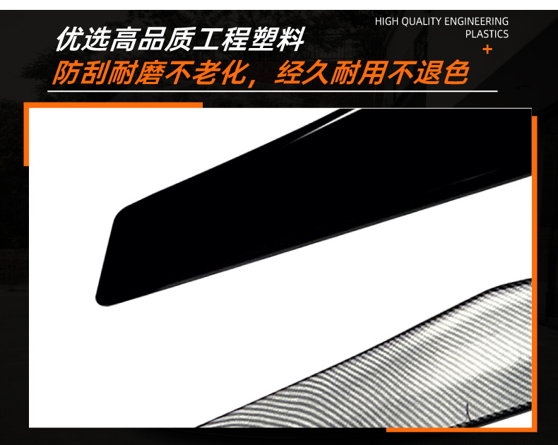 Suitable for Mercedes-Benz C-Class W205 Four-Door C 10.25kg Amg Line Side Skirts and Spoiler Exterior Modification