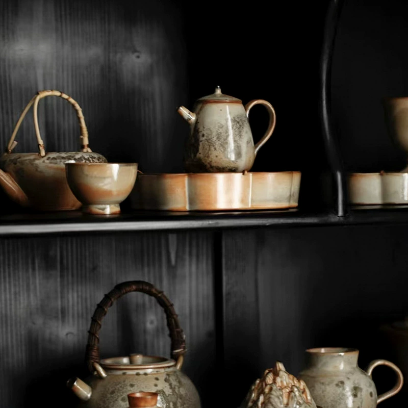 Кастрюля-чайница Mocai Chai Kiln Variable Series Cover Bowl Teapot Tea Cup Fair Cup Pot Coffee Cup Water Pot