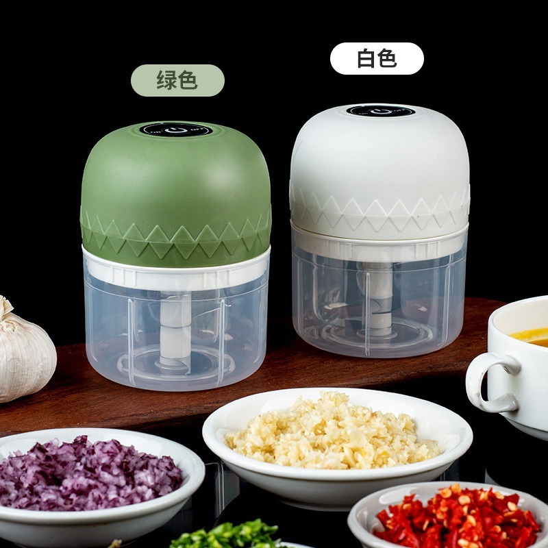 2025電動にんにく泥器付料小型家庭用キッチン電動にんにく末粉砕機ニンニク唐辛子|undefined