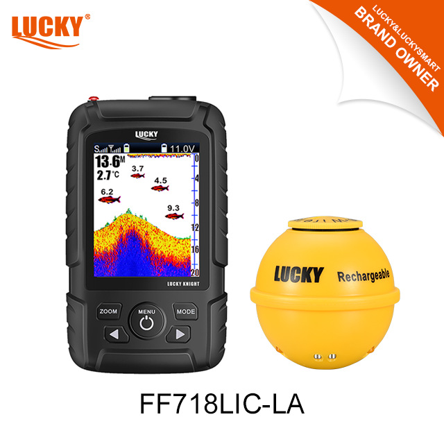Lucky Leqi FF718Lic-LA color screen wireless sonar fish finder visual high-definition intelligent detector cross-border