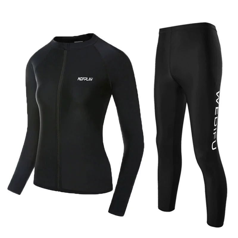 Плавки с длинным рукавом, разделенные брюки, защита от солнца