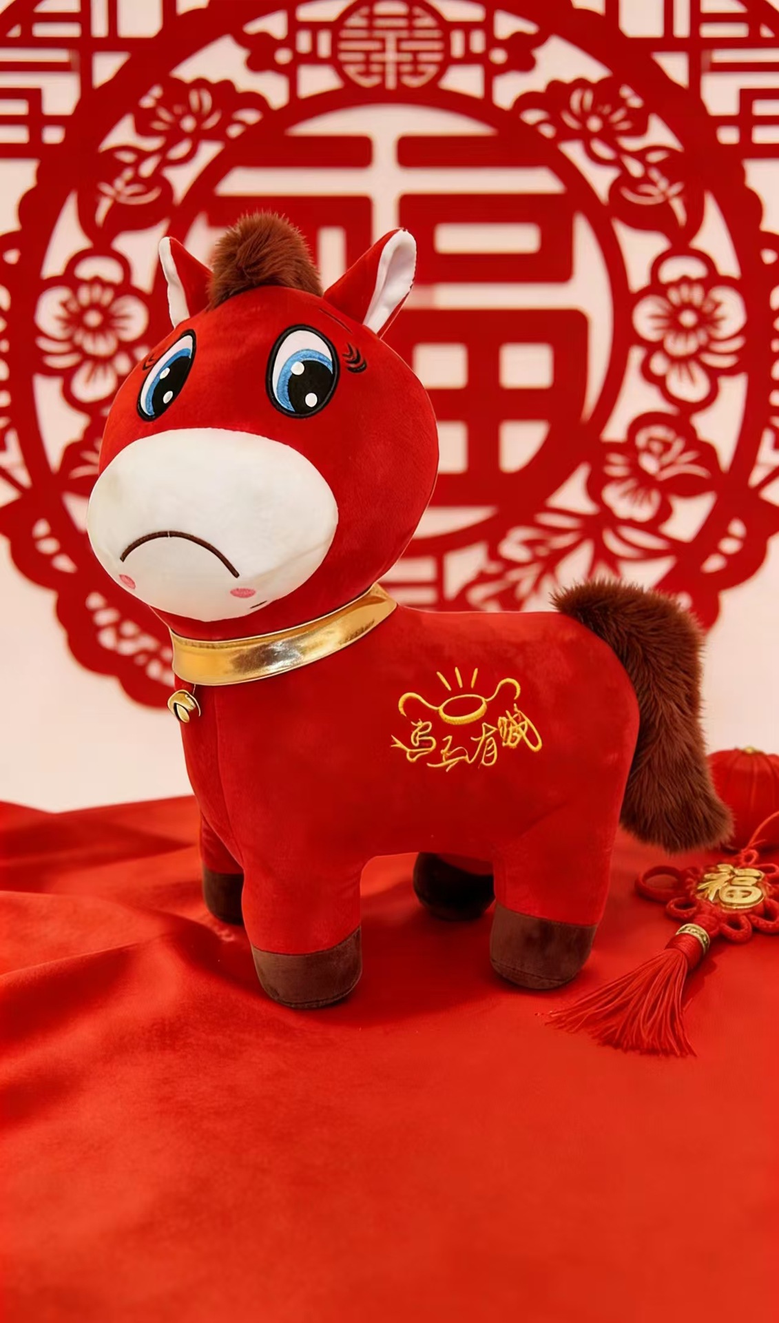 Crying horse