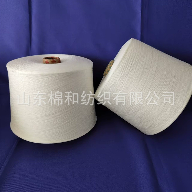 Lanjing Tiansi хлопчатобумажная пряжа 21 палка 30 палочек 40 палочек высокая прочность, высокая долговечность, высокая мягкость, комфорт, влагопоглощение и хорошая воздухопроницаемость