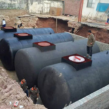 来图定制加油站卧式埋防渗漏储罐碳钢储油罐50立方型化工柴油罐