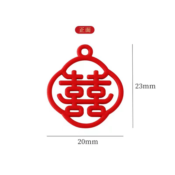 Red four leaf clover hi